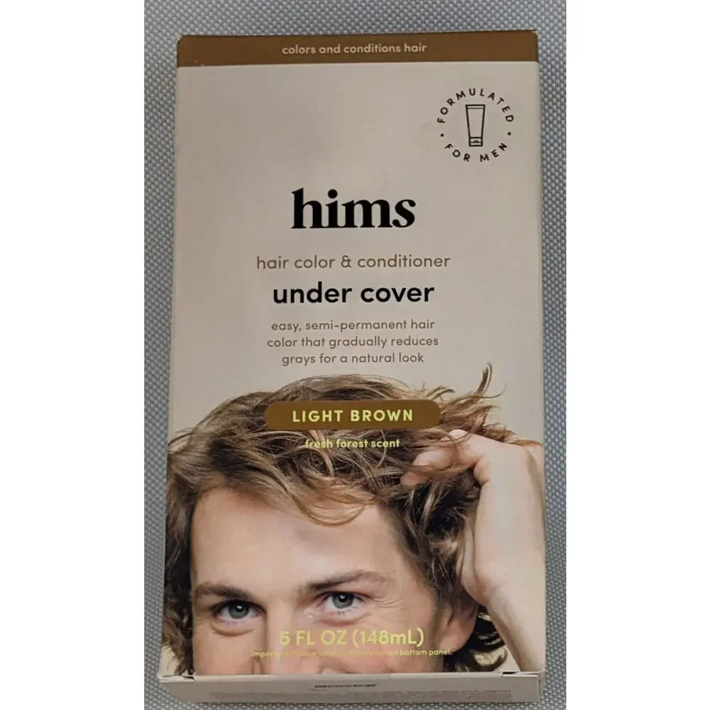Hims Hair Color & Conditioner Under Cover Light Brown 5oz Lot of 3